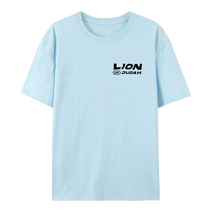 Christianartworkshop T-Shirt aus Baumwolle mit Löwe von Juda