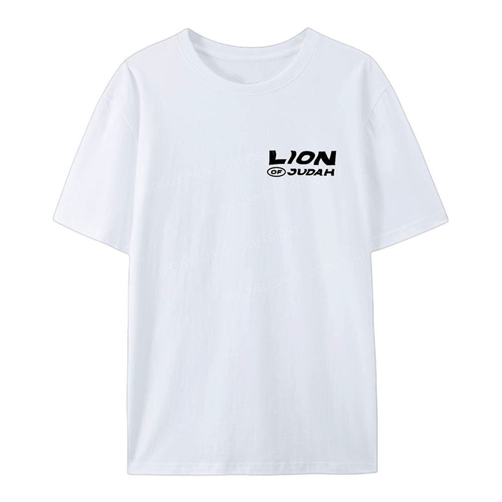 Christianartworkshop T-Shirt aus Baumwolle mit Löwe von Juda