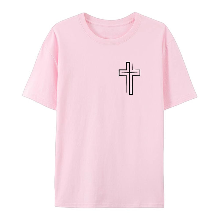 Christianartworkshop „Saved By The Lord“ Baumwoll-T-Shirt - image 17