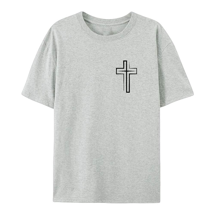 Christianartworkshop „Saved By The Lord“ Baumwoll-T-Shirt - image 23