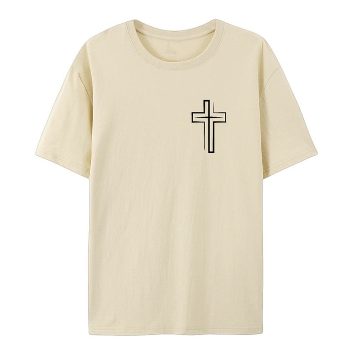 Christianartworkshop „Saved By The Lord“ Baumwoll-T-Shirt - image 14