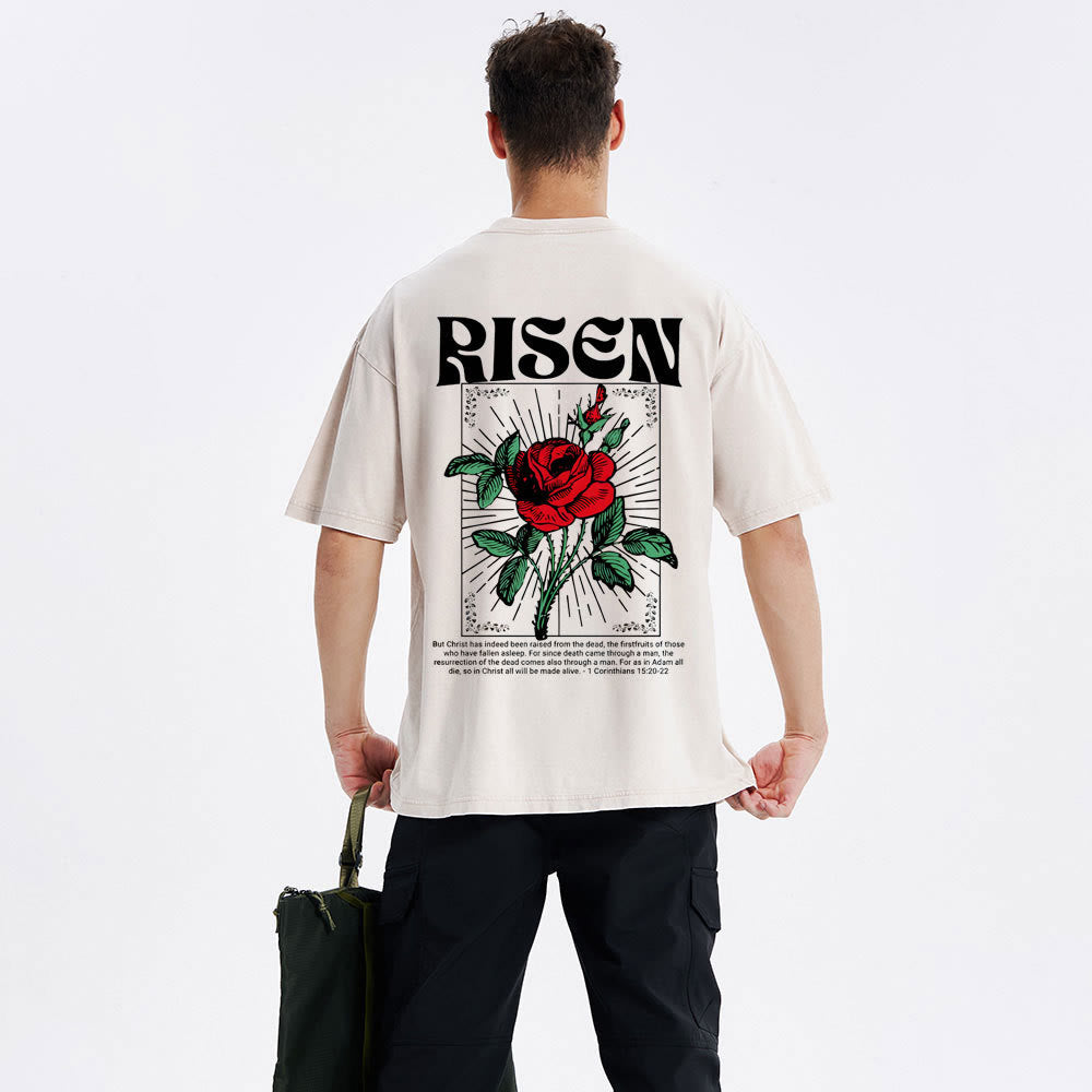 Christianartworkshop – T-Shirt „Riser Christian“ in Waschung