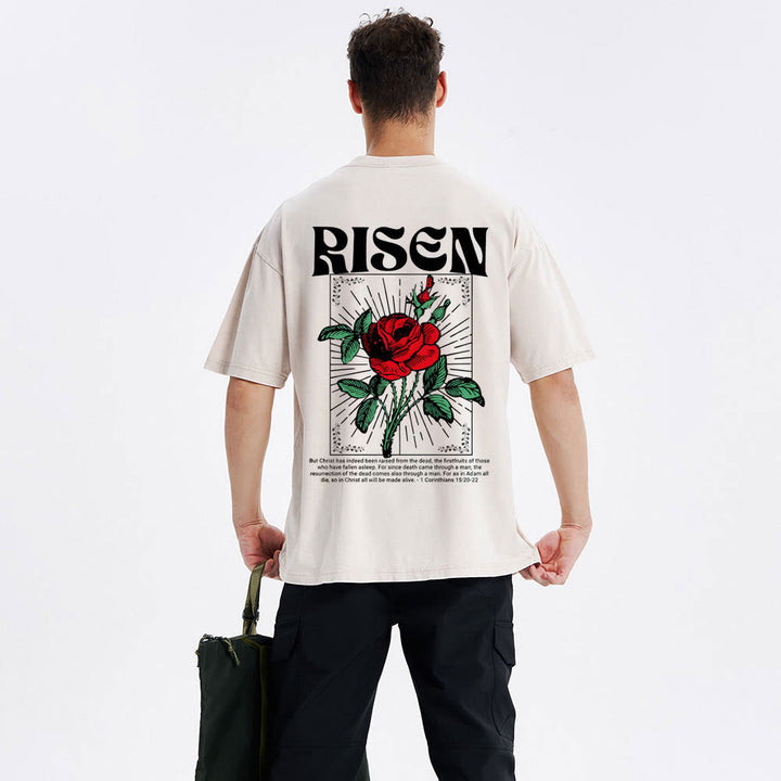 Christianartworkshop – T-Shirt „Riser Christian“ in Waschung