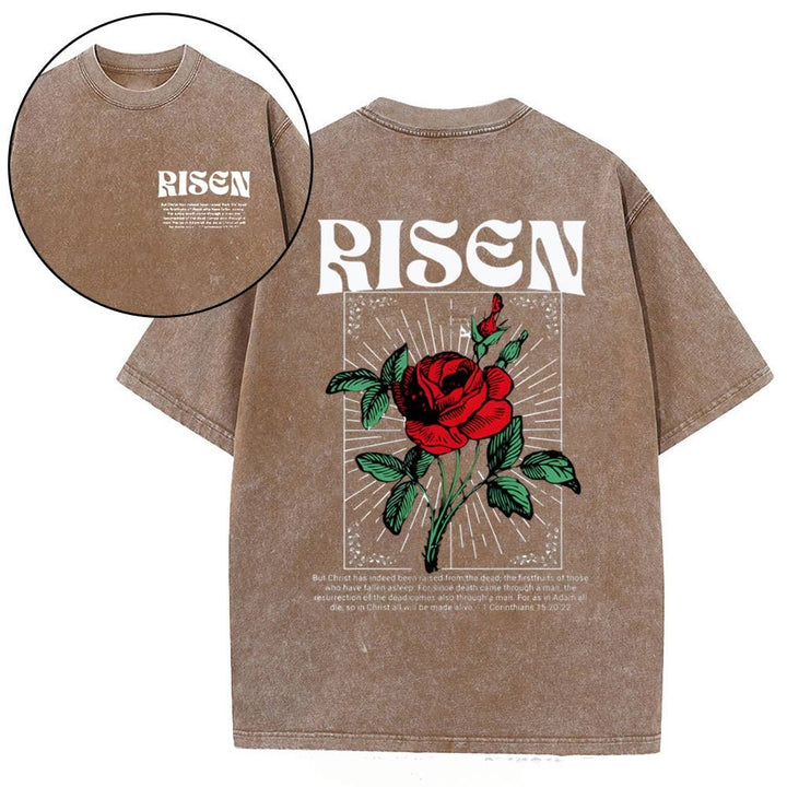 Christianartworkshop – T-Shirt „Riser Christian“ in Waschung