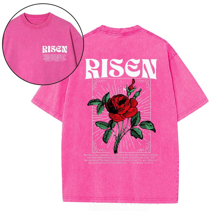 Christianartworkshop – T-Shirt „Riser Christian“ in Waschung