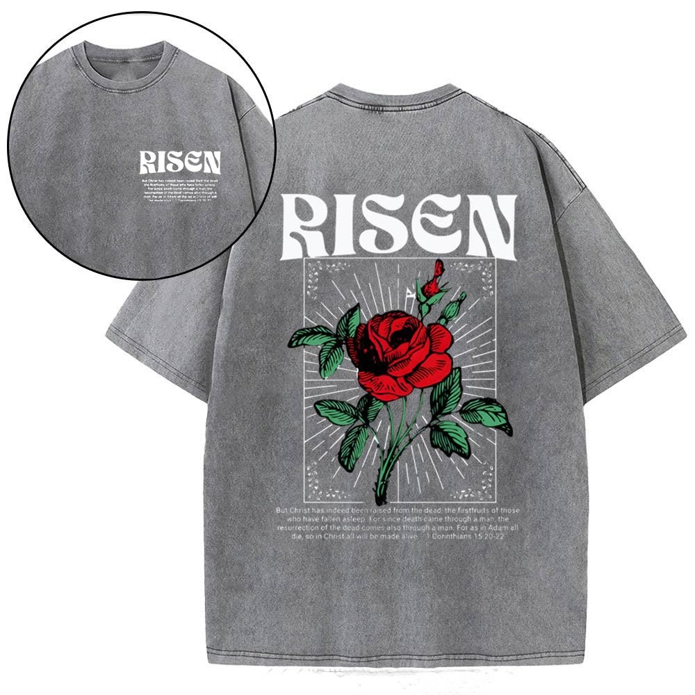 Christianartworkshop – T-Shirt „Riser Christian“ in Waschung