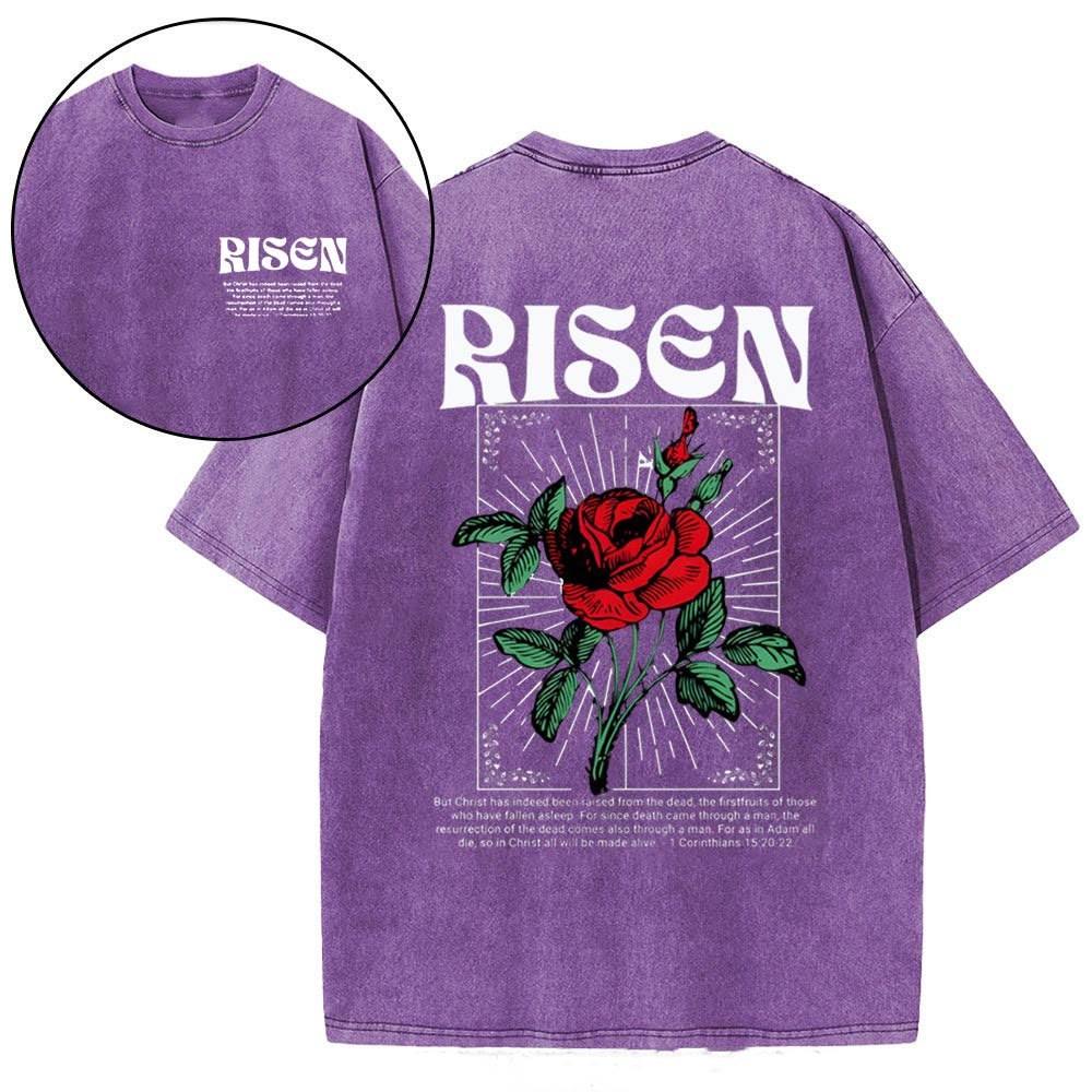 Christianartworkshop – T-Shirt „Riser Christian“ in Waschung