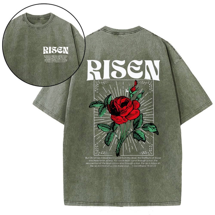 Christianartworkshop – T-Shirt „Riser Christian“ in Waschung