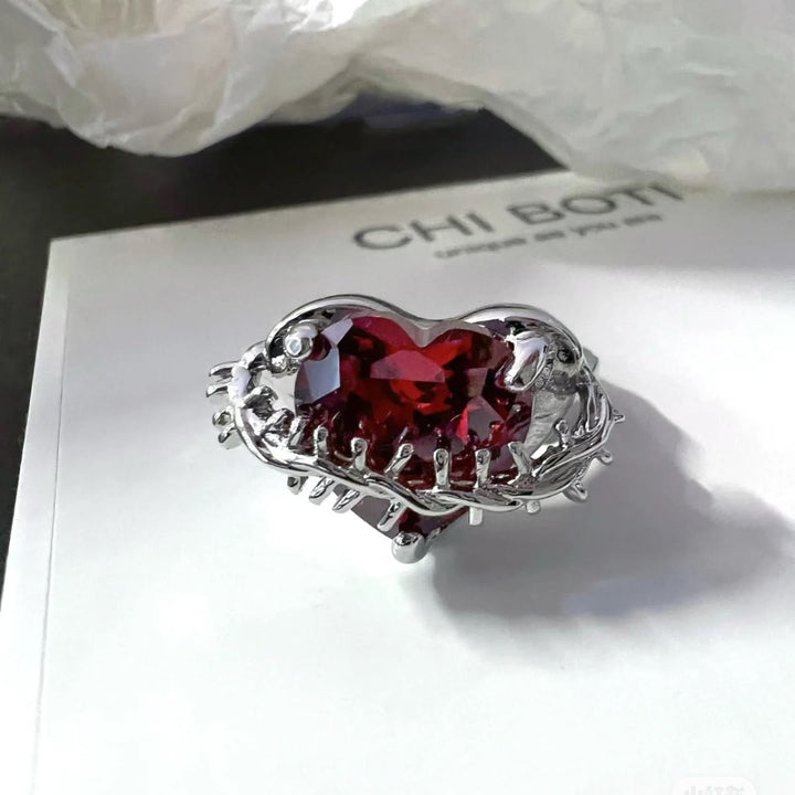 Christianartworkshop Ring „Göttliche Liebe und Dornen“: Ein elegantes Symbol spiritueller Hingabe