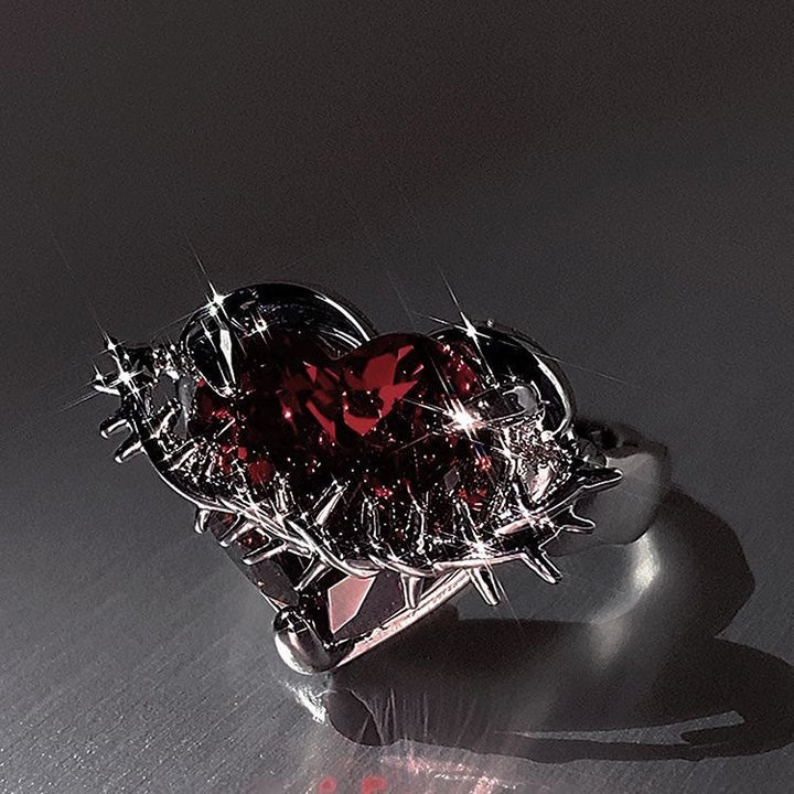 Christianartworkshop Ring „Göttliche Liebe & Dornen“: Ein elegantes Symbol spiritueller Hingabe - image 1