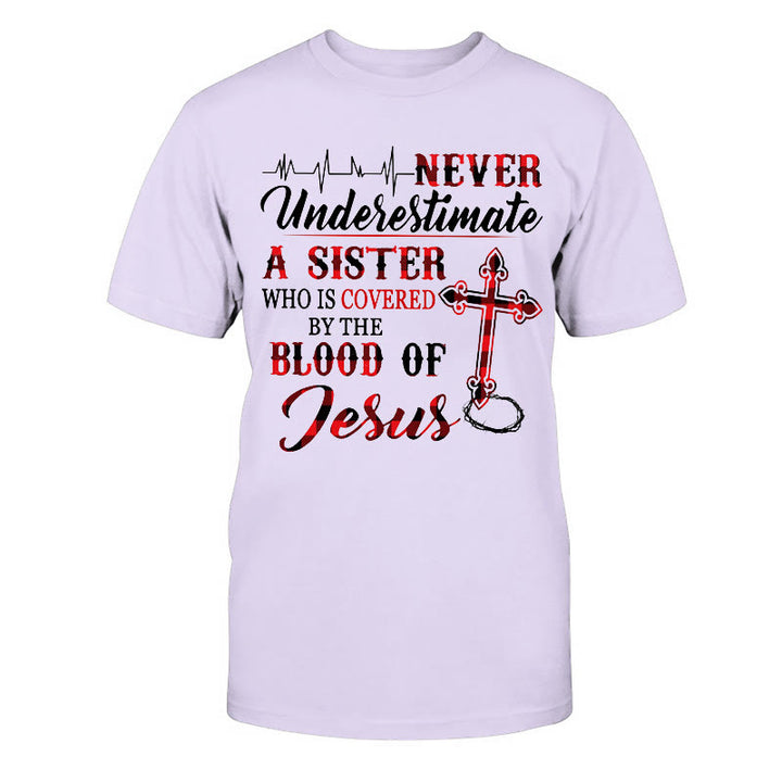 Christianartworkshop Göttlicher Schutz Unisex Baumwoll-T-Shirt - Lila - 2XL - image 12
