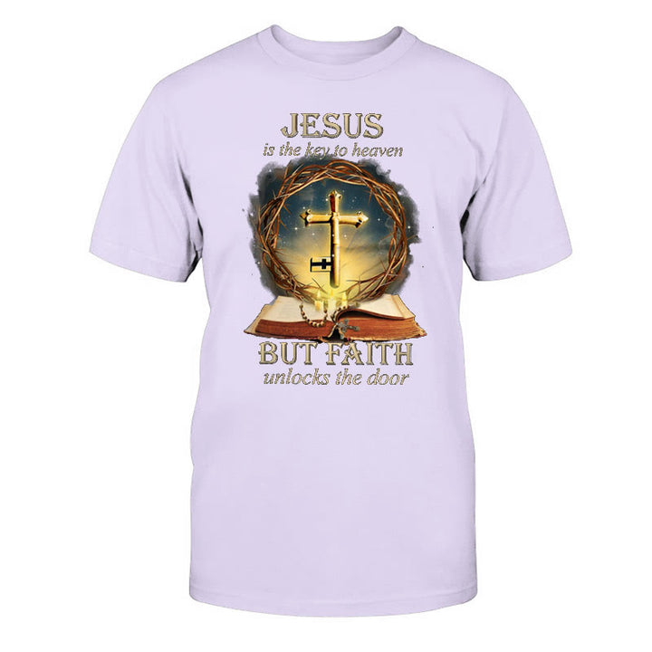 Christianartworkshop Schlüssel zum Himmel Unisex Baumwoll-T-Shirt