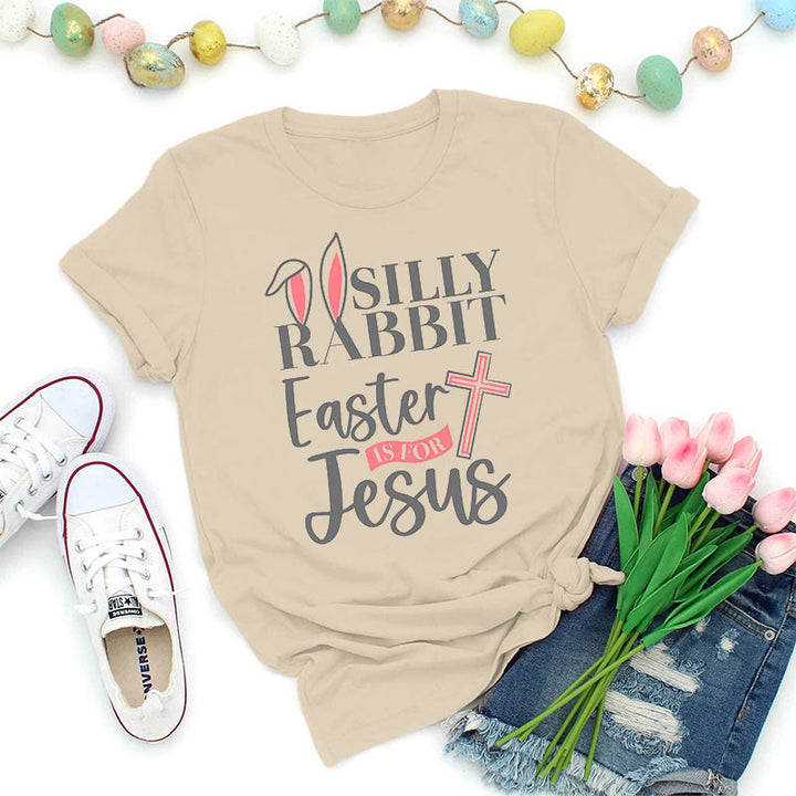 Christianartworkshop Silly Rabbit Ostern ist für Jesus Shirt - Beige - 2XL - image 4