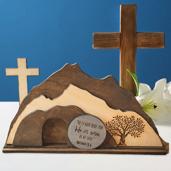 Christianartworkshop Osterdekoration aus Holz: Eine Hommage an Glaube und Hoffnung