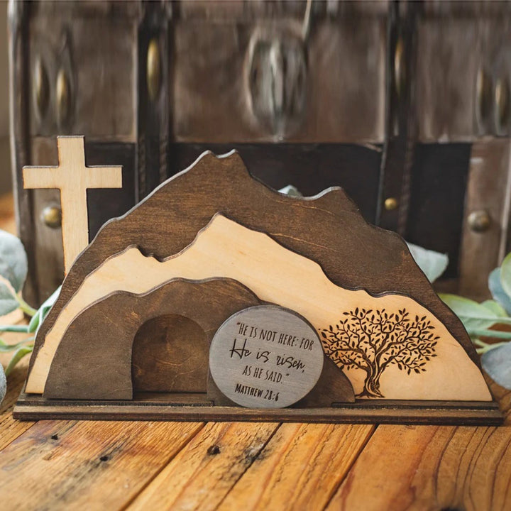 Christianartworkshop Osterdekoration aus Holz: Eine Hommage an Glaube und Hoffnung