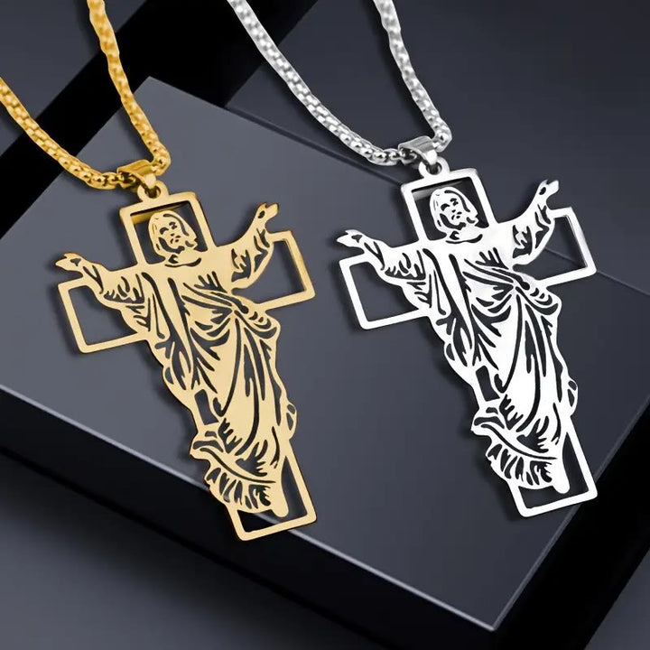 Christianartworkshop Halskette „Auferstehung und Himmelfahrt Jesu“: Die Herrlichkeit der Auferstehung Jesu