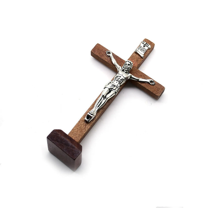 Christianartworkshop 3 Farben Holz-Jesuskreuz-Ornament – Ausdruck des Glaubens