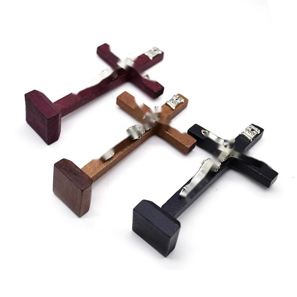 Christianartworkshop 3 Farben Holz-Jesuskreuz-Ornament – Ausdruck des Glaubens