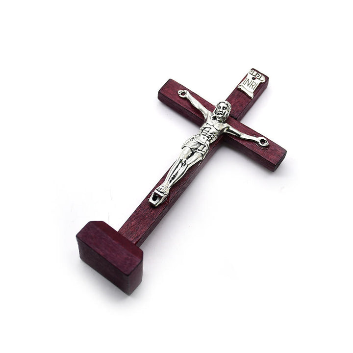 Christianartworkshop 3 Farben Holz-Jesuskreuz-Ornament – Ausdruck des Glaubens