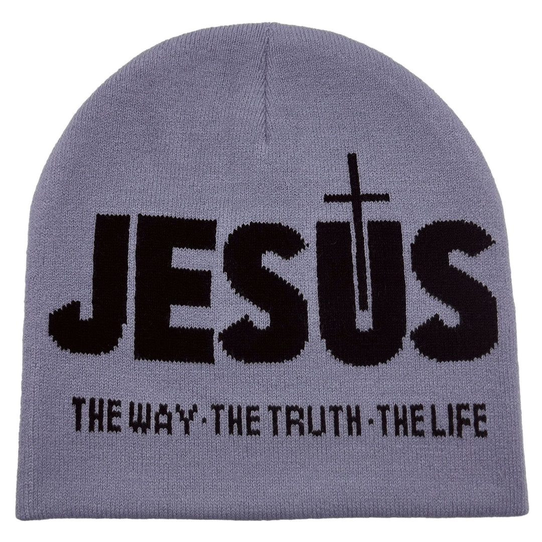 Christianartworkshop JESUS Jacquard Herbst/Winter Outdoor Radfahren Strickmütze
