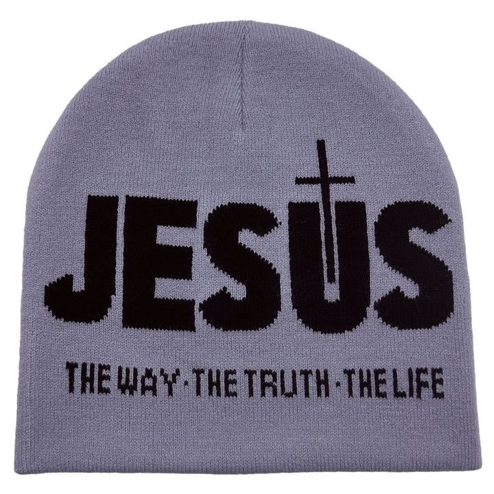 Christianartworkshop JESUS Jacquard Herbst/Winter Outdoor Radfahren Strickmütze