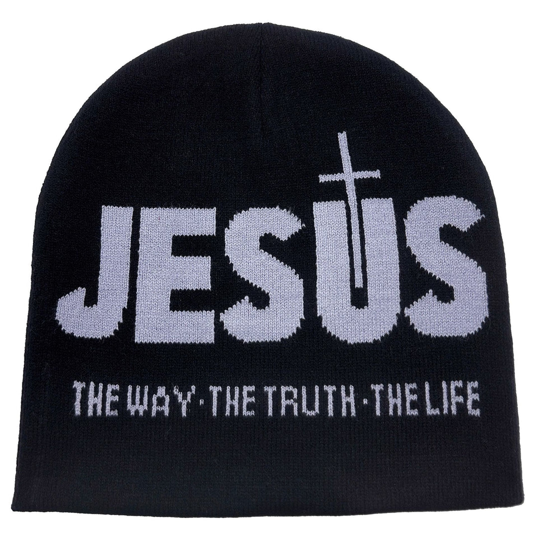 Christianartworkshop JESUS Jacquard Herbst/Winter Outdoor Radfahren Strickmütze