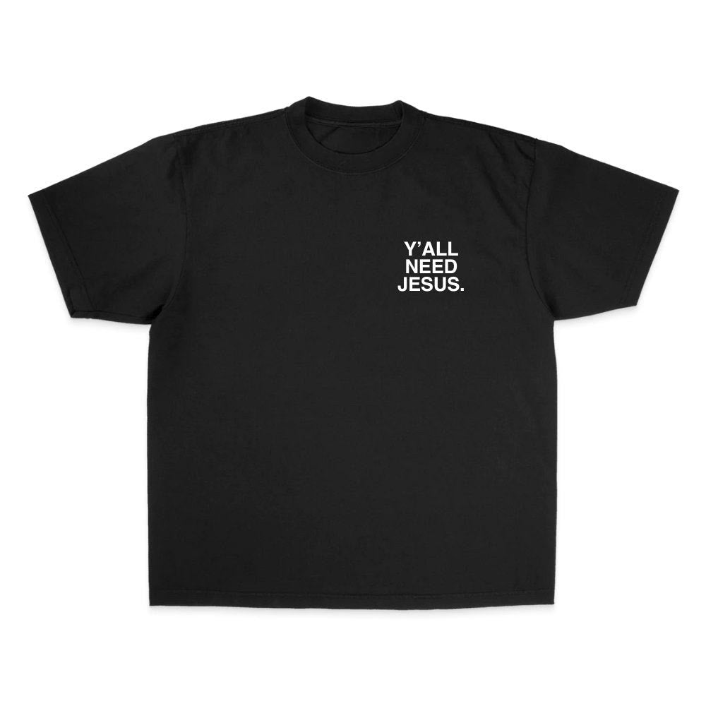 Christianartworkshop „Y'ALL NEED JESUS“-T-Shirt - image 1
