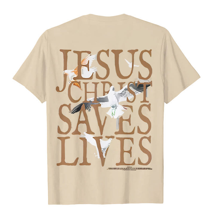 Christianartworkshop Grafik-T-Shirt mit Jesusgesicht und Dornenkrone