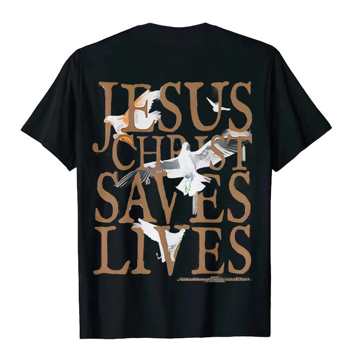 Christianartworkshop Grafik-T-Shirt mit Jesusgesicht und Dornenkrone