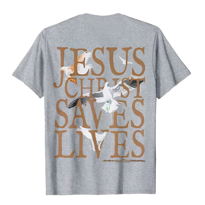 Christianartworkshop Grafik-T-Shirt mit Jesusgesicht und Dornenkrone