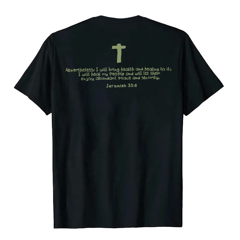 Christianartworkshop Jesus heilt Grafik T-Shirt - image 1