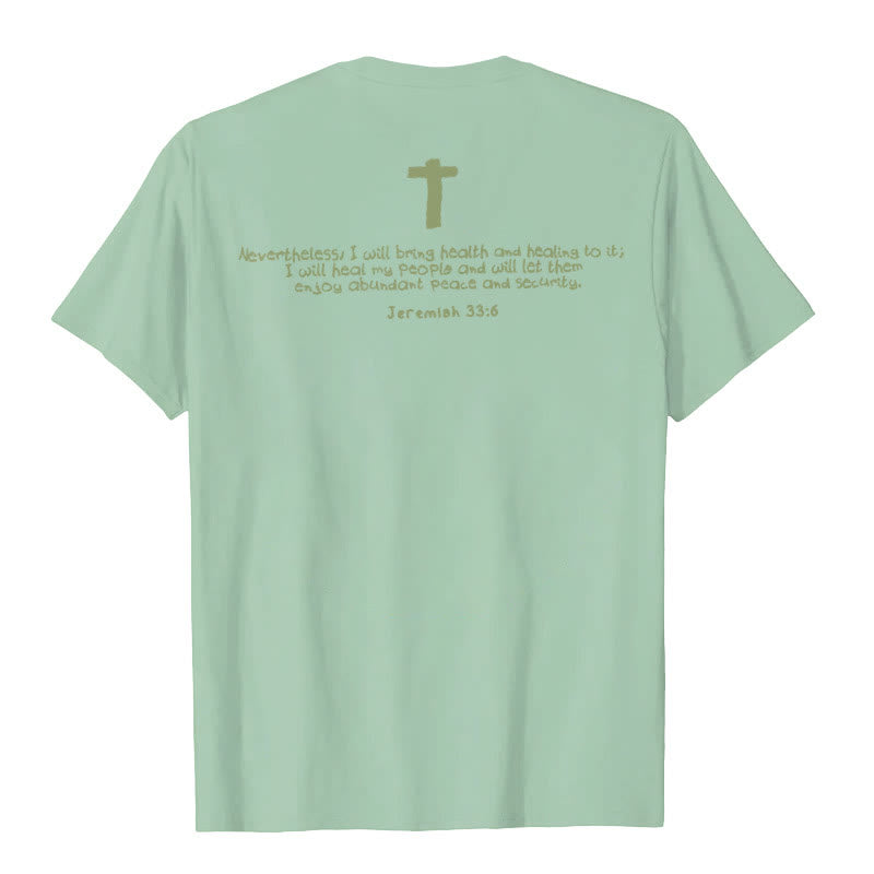 Christianartworkshop Jesus heilt Grafik T-Shirt