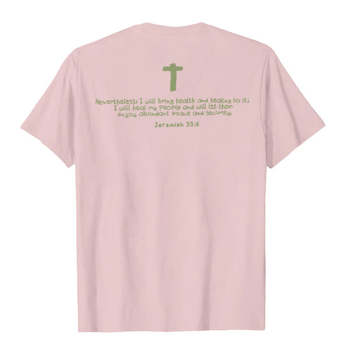 Christianartworkshop Jesus heilt Grafik T-Shirt - image 11