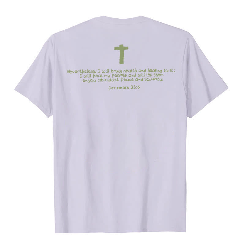 Christianartworkshop Jesus heilt Grafik T-Shirt - image 13