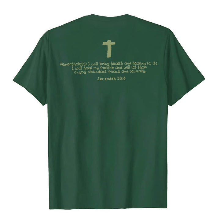 Christianartworkshop Jesus heilt Grafik T-Shirt - image 17