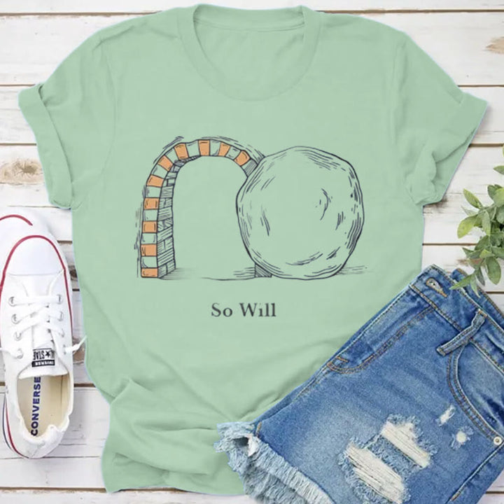 Christianartworkshop So werde ich Christliches T-Shirt