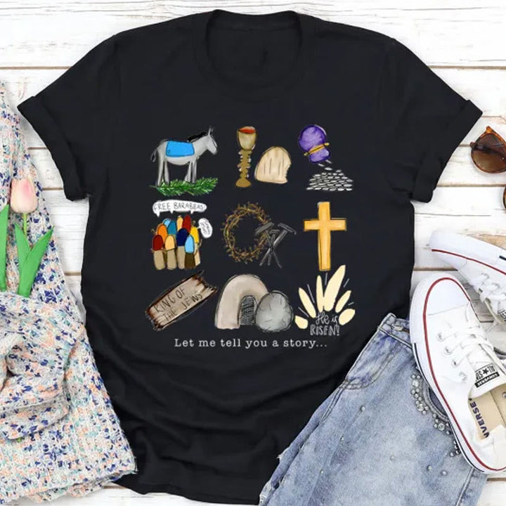 Christianartworkshop T-Shirt „Lass mich dir eine Geschichte erzählen“