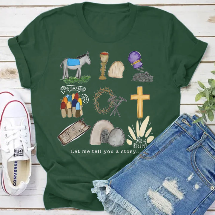Christianartworkshop T-Shirt „Lass mich dir eine Geschichte erzählen“
