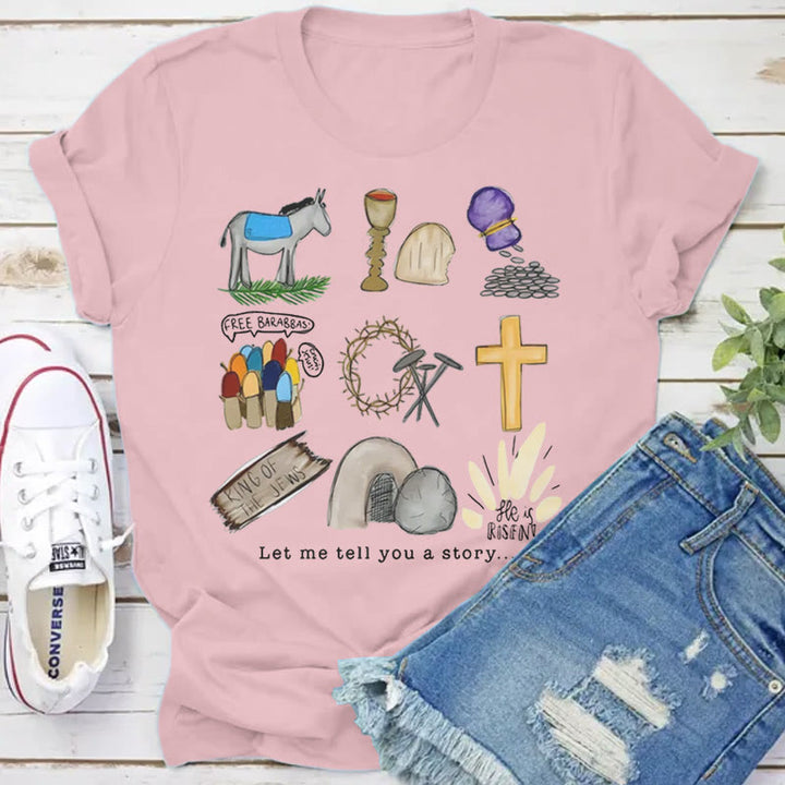 Christianartworkshop T-Shirt „Lass mich dir eine Geschichte erzählen“
