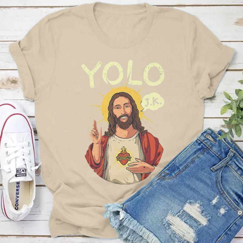 Christianartworkshop YOLO JK Christliches Ostershirt
