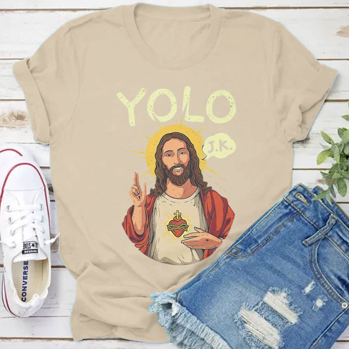 Christianartworkshop YOLO JK Christliches Ostershirt