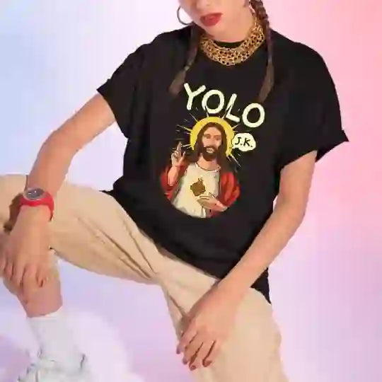 Christianartworkshop YOLO JK Christliches Ostershirt