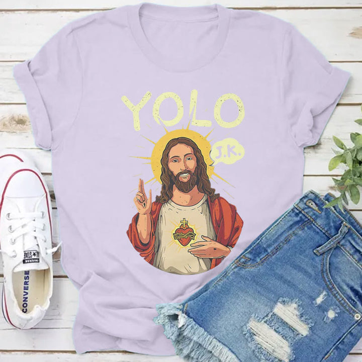 Christianartworkshop YOLO JK Christliches Ostershirt