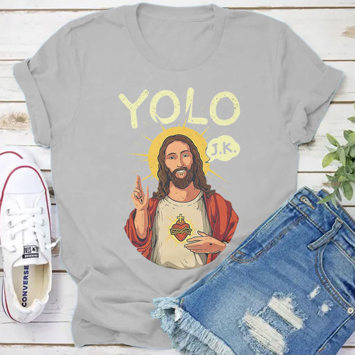 Christianartworkshop YOLO JK Christliches Ostershirt