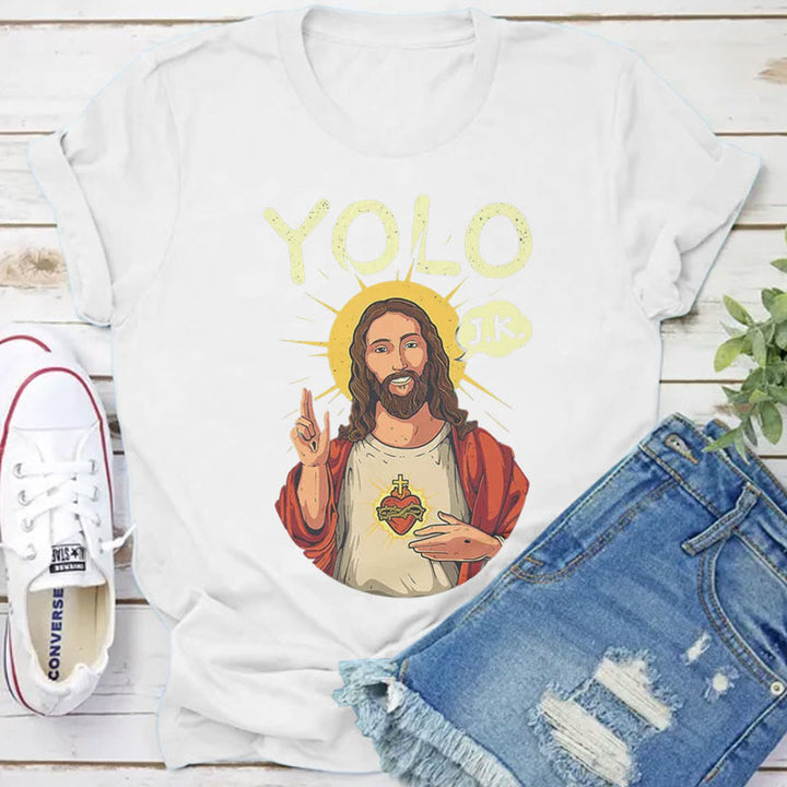 Christianartworkshop YOLO JK Christliches Ostershirt