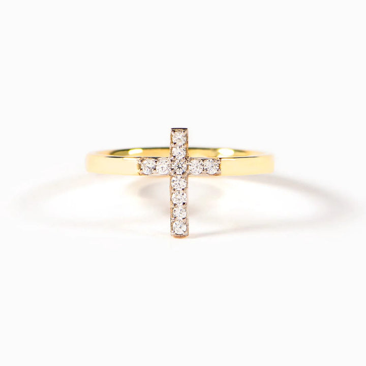Christianartworkshop 925 Silber Kreuz & „Vertraue auf Gott“-Ring: Symbole der Hoffnung - image 3