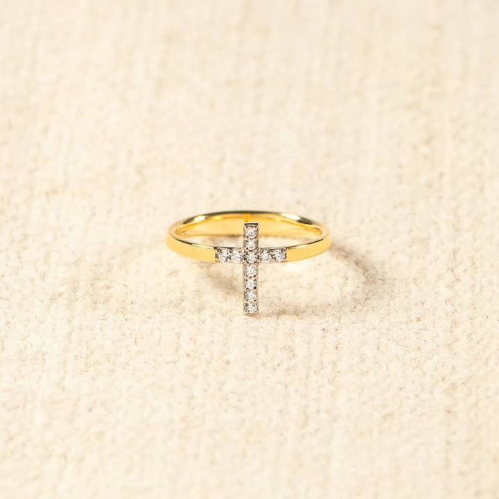 Christianartworkshop 925 Silberkreuz & „Vertraue Gott“-Ring: Symbole der Hoffnung