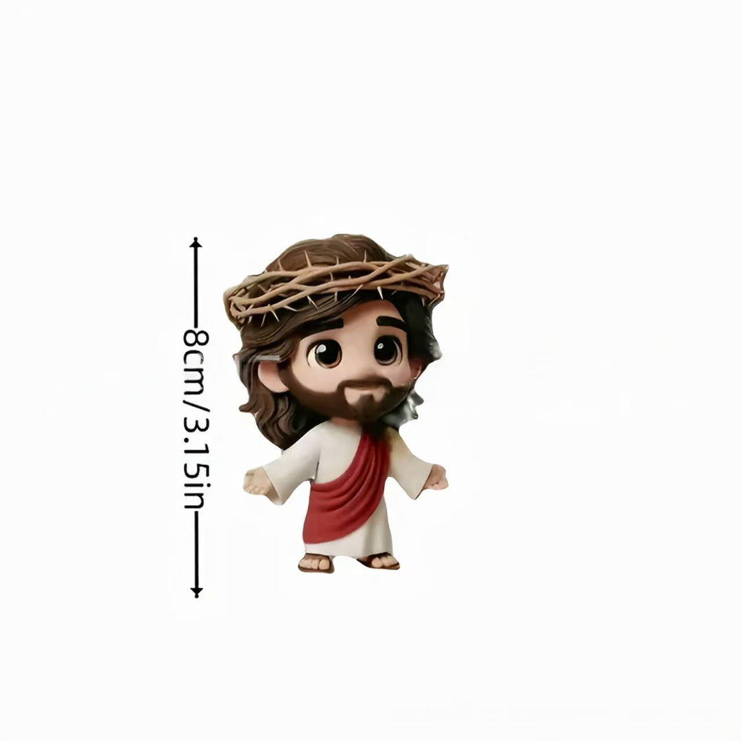 Christianartworkshop Cartoon Jesus Holzornamente