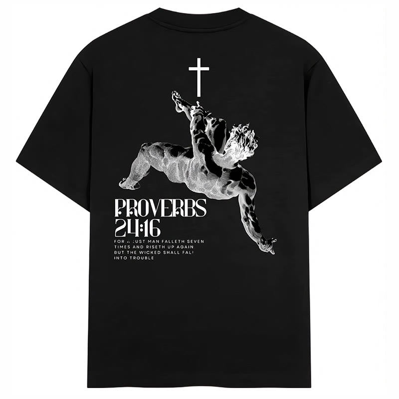 Christianartworkshop Sprüche 24:16' Christliches T-Shirt