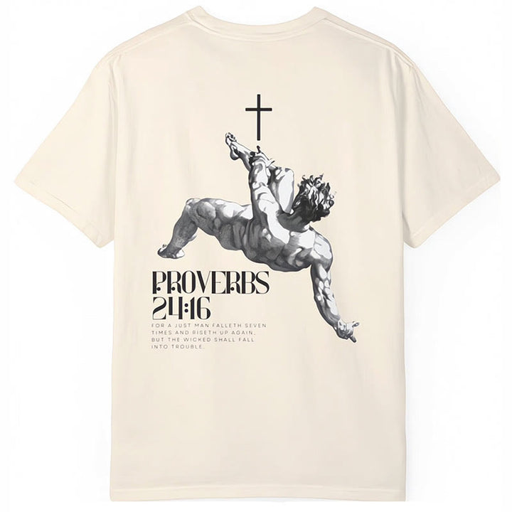 Christianartworkshop Sprüche 24,16' Christliches T-Shirt - image 0